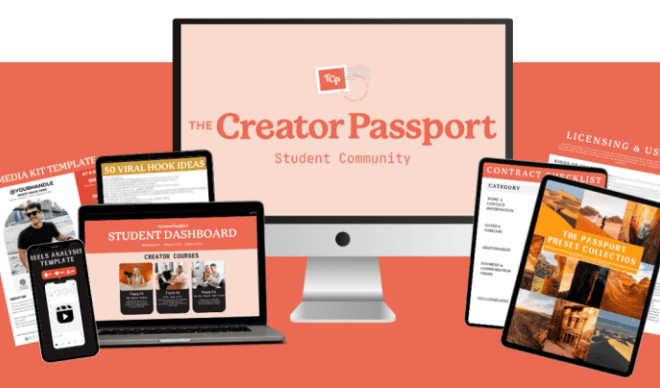 Giselle Langley – The Creator Passport Digital platform for creators with dashboard, courses, and contract tools.