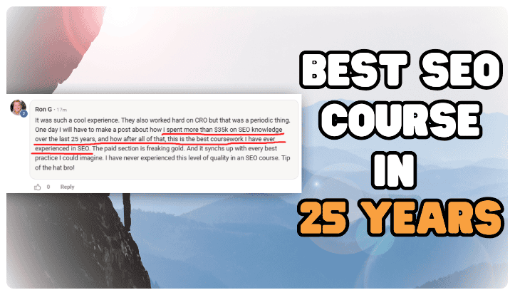 Promotional image for getWSOdownload SEO course with bold text.