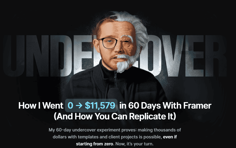 Undercover method for making thousands with templates and client projects.