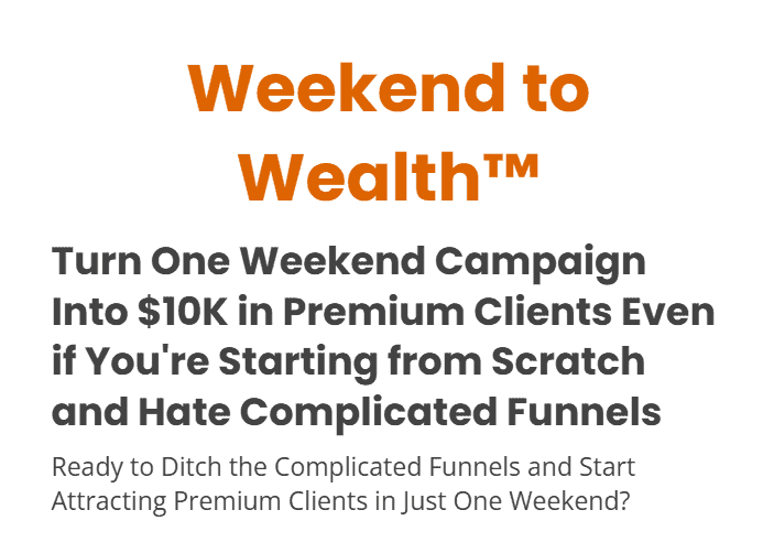 GetWSOdownload promotes weekend campaign to attract premium clients.