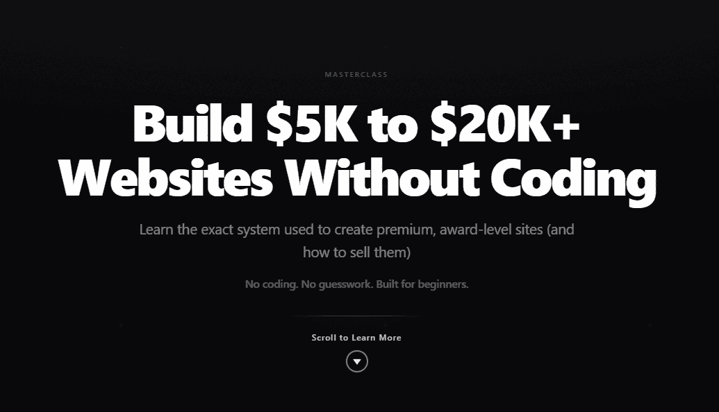 Build $5K to $20K+ websites without coding using getWSOdownload.