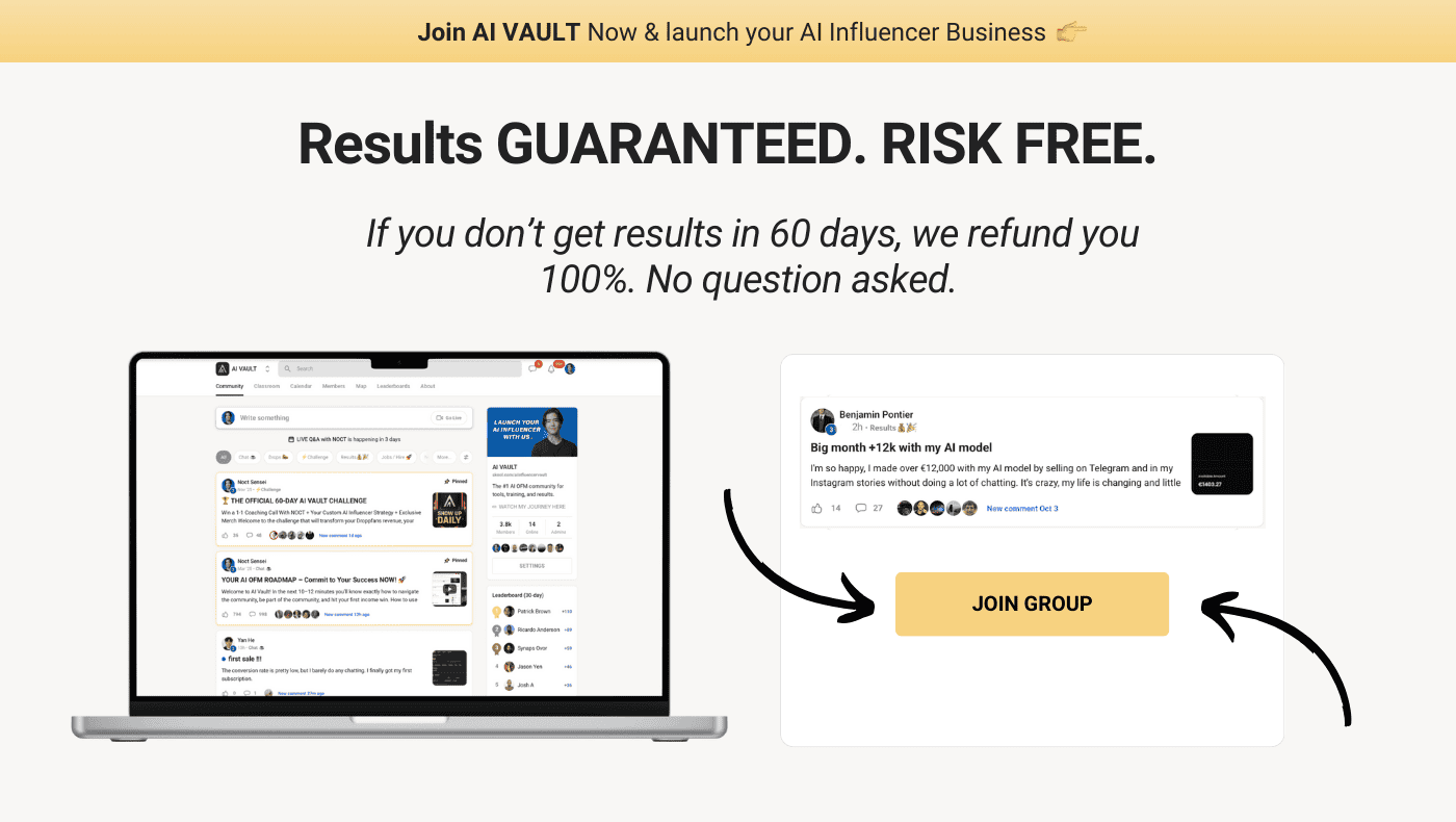 Screenshot of getWSOdownload platform showing results and join group button.