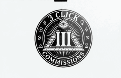3 Click Commissions logo with pyramid and eye for getWSOdownload.