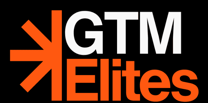 GTM Elites logo with orange and white design for SEO.