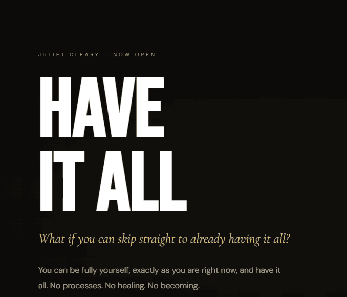 Juliet Cleary – Have It All Complete